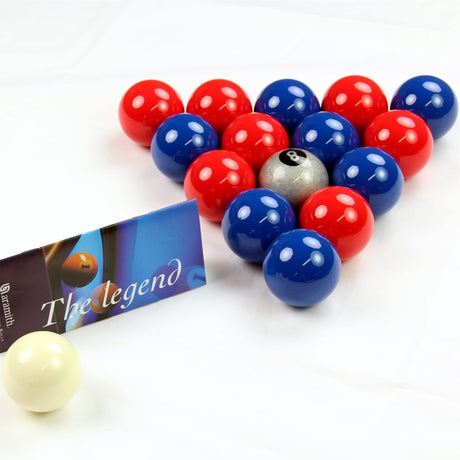 EXCLUSIVE! Aramith Premier SILVER 8 BALL Edition Red & Blue Pool Balls