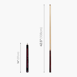 Darren Appleton Signature Series Dynamite Breaker 3 Piece American Pool Break Jump Cue with 13mm Phenolic Tip