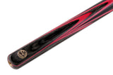 Baize Master RED EMPEROR SNOOKER CUE SET with Case 2 x Extensions and Chalk