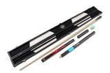 Baize Master RED EMPEROR SNOOKER CUE SET with Case 2 x Extensions and Chalk