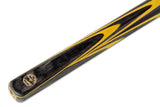 Baize Master YELLOW EMPEROR SNOOKER CUE SET with Case 2 x Extensions and Chalk