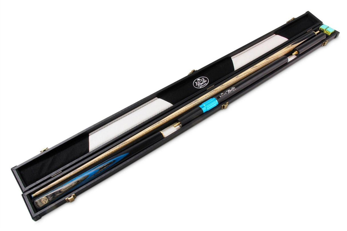 Baize Master ELECTRIC EMPEROR SNOOKER CUE SET with Case 2 x Extensions and Chalk