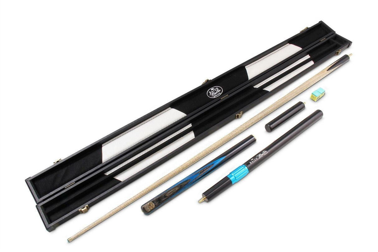 Baize Master ELECTRIC EMPEROR SNOOKER CUE SET with Case 2 x Extensions and Chalk