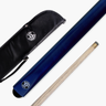 Jonny 8 Ball Metallic E-Series 57 Inch 2 Piece Centre Joint Snooker Pool Cue and Soft Case Set 9.5mm Tip