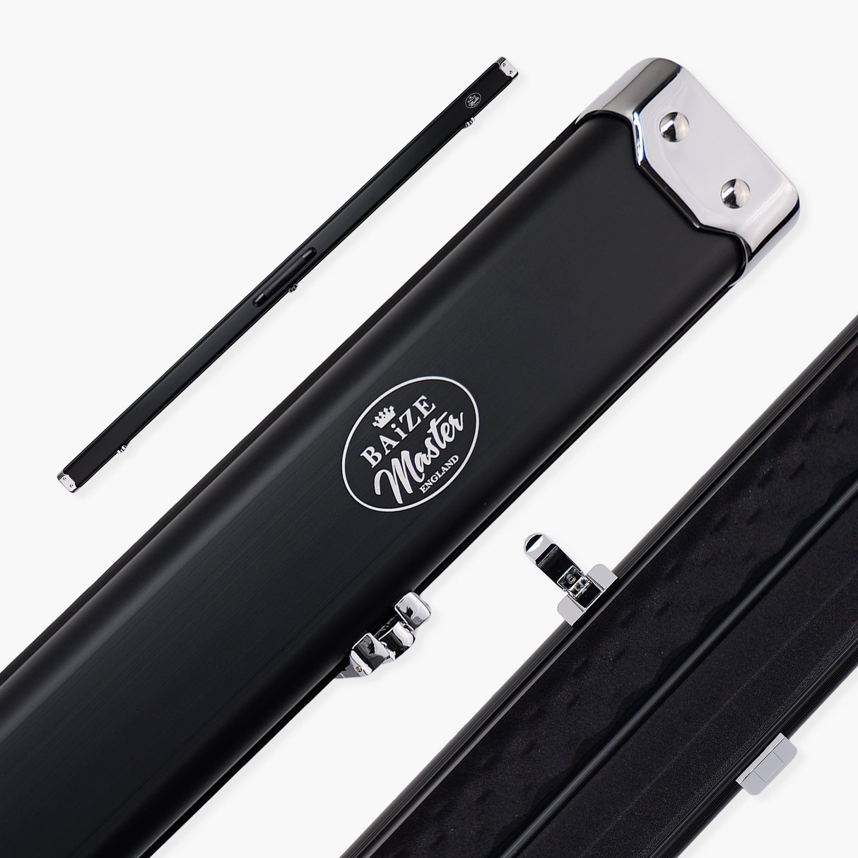 Baize Master Prestige One Piece Luxury Snooker Pool Cue Case - Holds 2 Cues