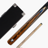 Jonny 8 Ball NEEDLE 57 Inch 2 Piece Centre Joint English Pool Cue and Case Set 9mm tip with Slim Tapered Ash Shaft