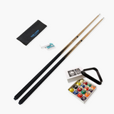 Kids' Pool or Snooker Table Set - Complete Junior Cue & Accessories Kit