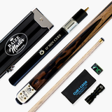 O’MIN “Hunter III” One Piece Hand Spliced 58 Inch Ultra Luxury Professional Snooker Cue and Case Set with Hand-Fitted Omin Cues Pro 9.75mm Tip – Handmade in Thailand by O’MIN Cues