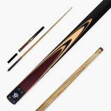 Jonny 8 Ball 57 Inch Traditional ¾ Jointed Ash Snooker Pool Cue 9mm tip + Mini Butt