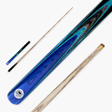 PRO147 Pearl Series Green Burl 57 Inch 3/4 Jointed Snooker Pool Cue 9.5mm Pro Leather Tip