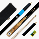 PRO147 Pearl Series White 57 Inch 3/4 Jointed Snooker Pool Cue and Case Set 9.5mm Pro Leather Tip