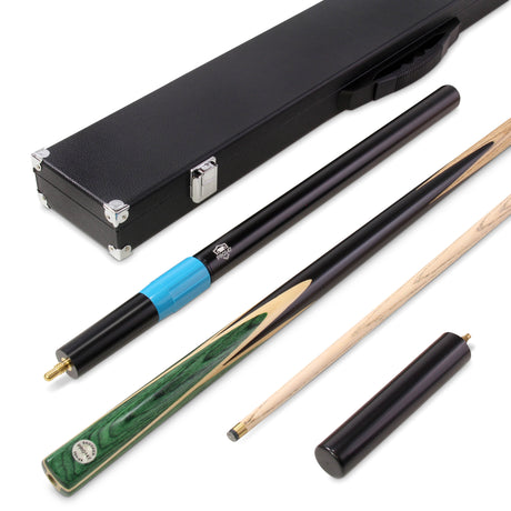 PRO147 Windsor 57 Inch 2 Piece Snooker Pool Cue and Case Set 9.5mm Tip