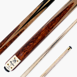 O’MIN “Hunter V” One Piece Hand Spliced 57 Inch Ultra Luxury Professional English Pool Cue with Hand-Fitted Omin Cues Pro 8.8mm Tip – Handmade in Thailand by O’MIN Cues