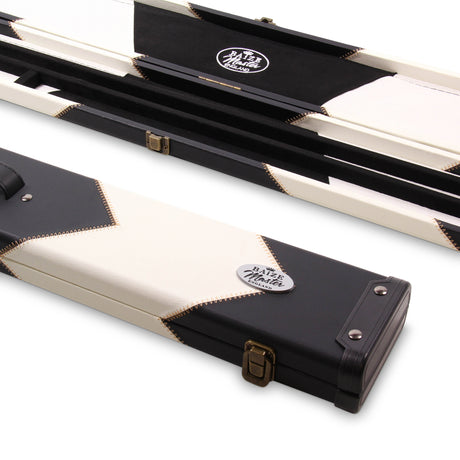 Baize Master 2 Piece 3 SLOT ARROW Snooker Pool Cue Case with Plastic Ends