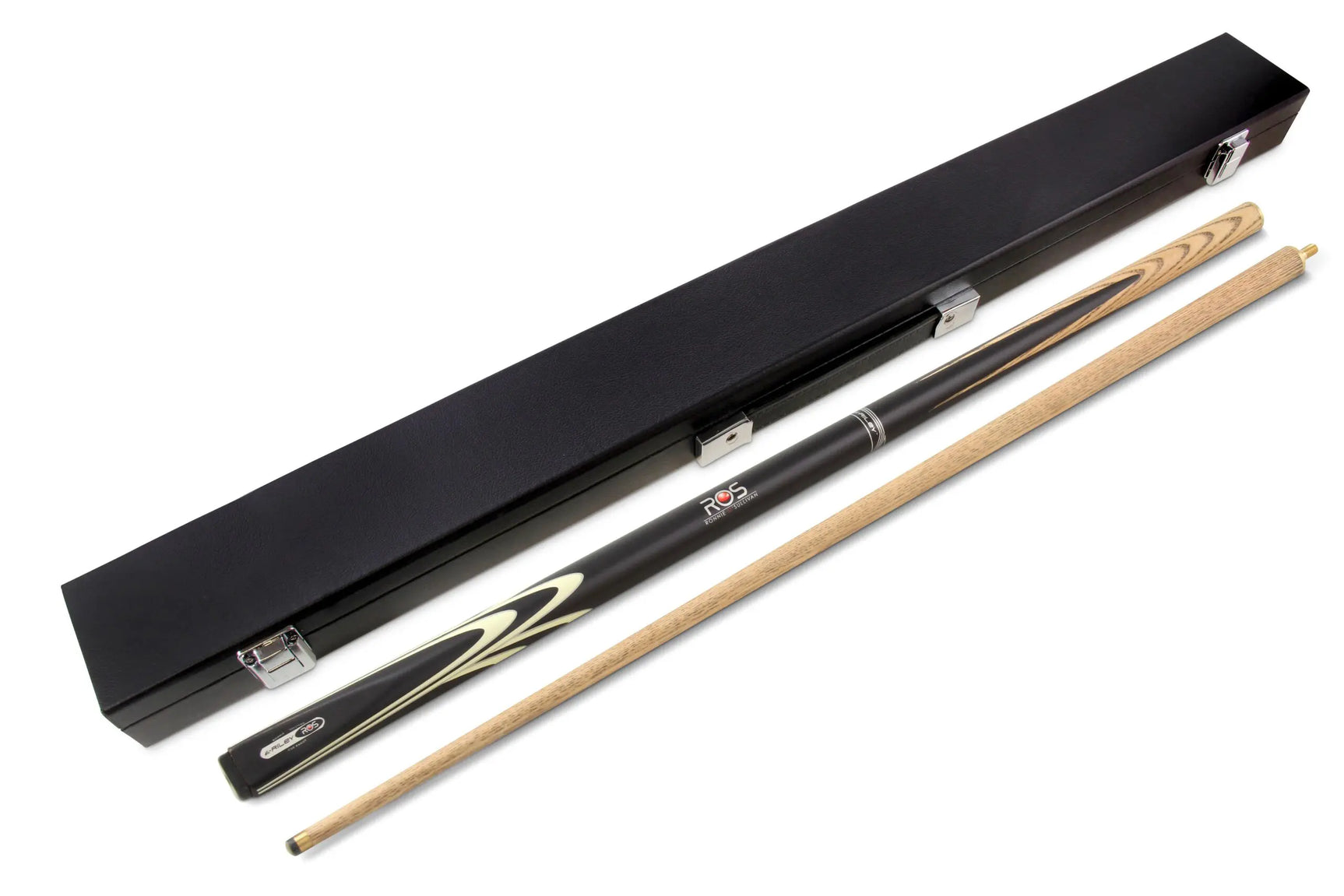 Riley Ronnie O'Sullivan Strike 57 Inch 2 Piece Cue and Case Set 9.5mm Tip with Hard Black Case