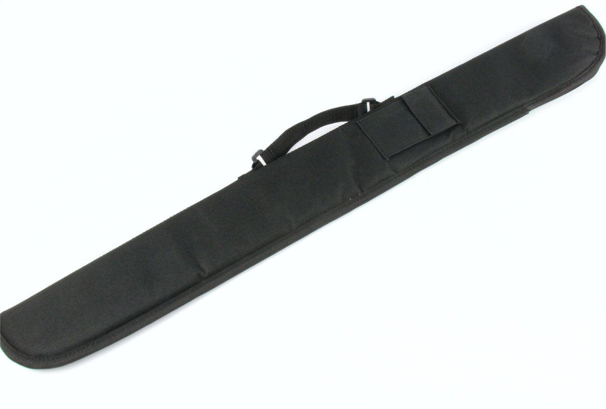 BLACK CANVAS 2pc Pool Snooker Cue Case With Accessory Pocket