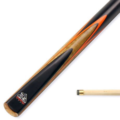 Spartan Fury VANQUISH 57 inch 3/4 Jointed Matching Ash Snooker Pool Cue – 9mm Tip