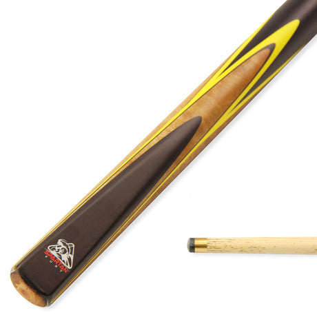 Spartan Fury VANQUISH 57 inch 3/4 Jointed Matching Ash Snooker Pool Cue – 9mm Tip