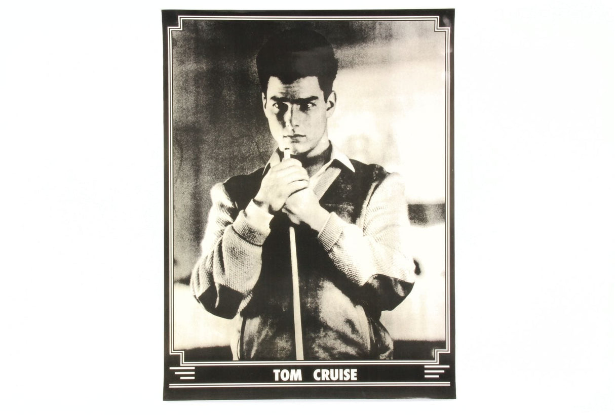 TOM CRUISE In The Colour Of Money - Black and White POSTER Print