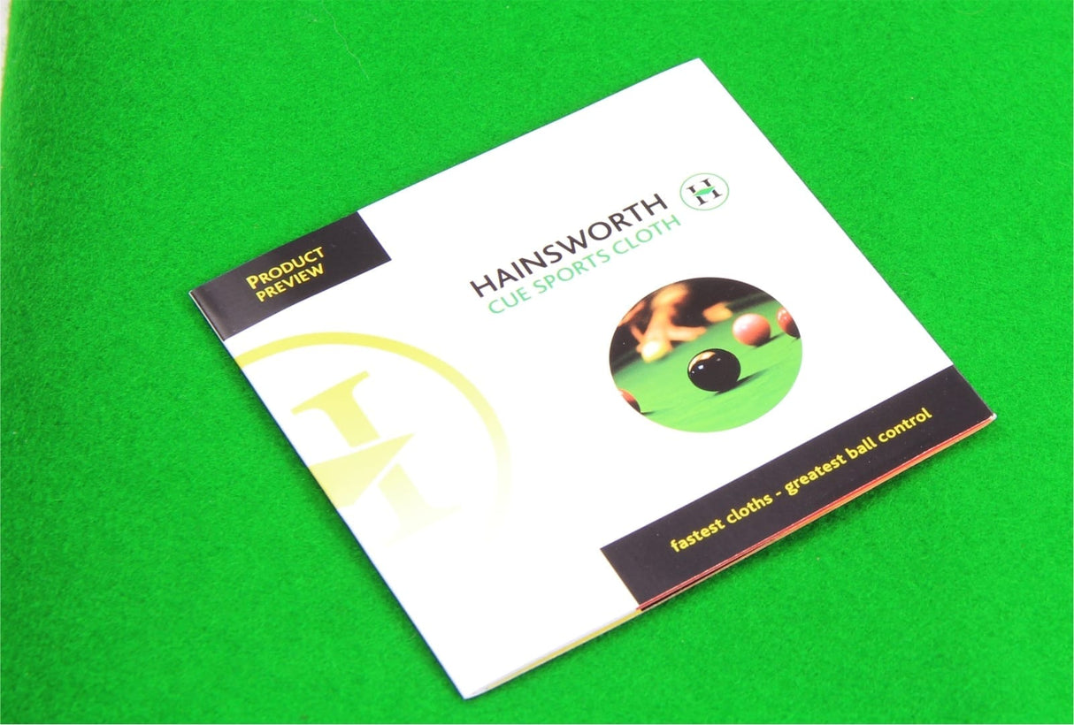 Hainsworth PRECISION Ultimate Tournament Snooker Cloth Set - For 12ft Tables