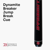 Darren Appleton Signature Series Dynamite Breaker 3 Piece American Pool Break Jump Cue with 13mm Phenolic Tip