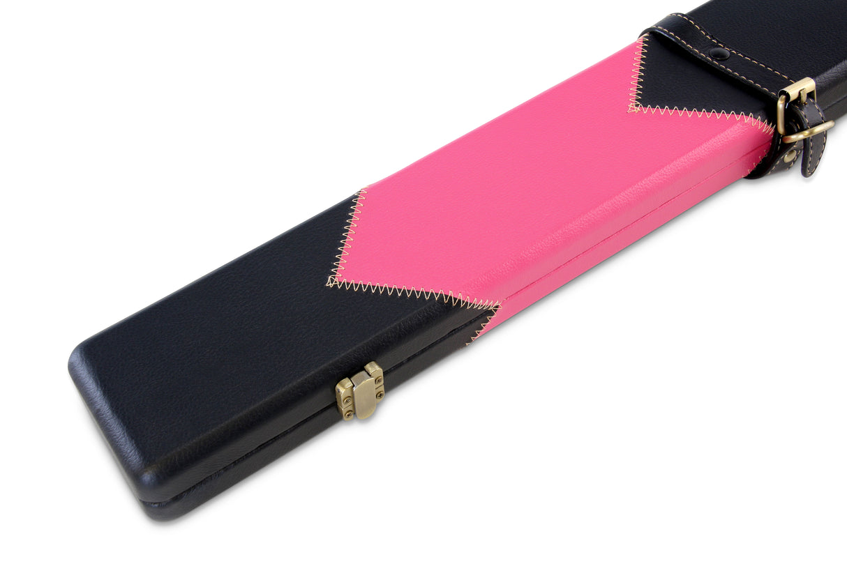 Professional High Quality PINK ARROW 3/4 Pool Snooker Cue Case - Round Corners