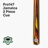 PRO147 PRO MATCH 57 Inch 2 Piece Matching Ash Snooker Pool Cue 9.5mm Tip