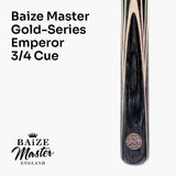 Baize Master MAPLE EMPEROR SNOOKER CUE SET with Case 2 x Extensions and Chalk