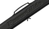 PowerGlide Svartur Black 2 Piece Tubular Snooker Pool Cue Case - Max Shaft Length 75cm