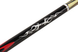Jonny 8 Ball SILVER SMOKE 57 Inch 2 Piece Centre Joint Ash English Pool Cue with 8.5mm Tip