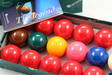 Aramith 2" (50.8mm) Premier Snooker Balls - 10 Red - 17 Balls