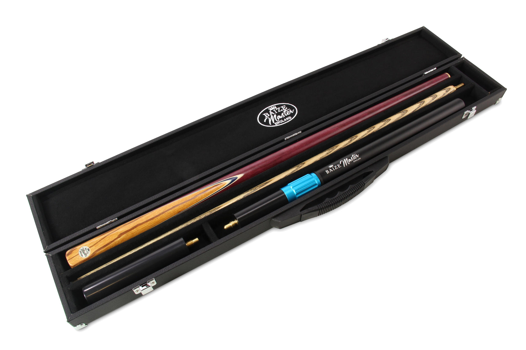 Baize Master House Series 2 Piece Snooker Pool Cue and Case Set 9.5mm Tip