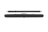 PowerGlide Svartur Black 2 Piece Tubular Snooker Pool Cue Case - Max Shaft Length 75cm