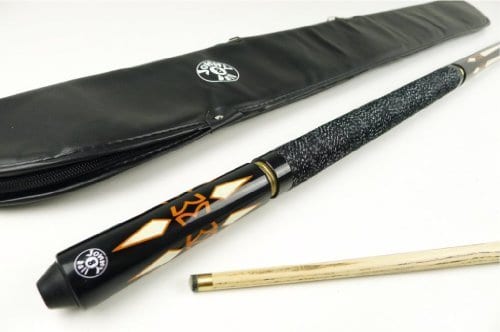 Jonny 8 Ball 'INCA' 9mm Tip Adjustable 4 Piece Ash Pool Cue & Soft Case