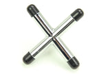 Chrome Cross & Bridge Rest Heads for Snooker or Pool