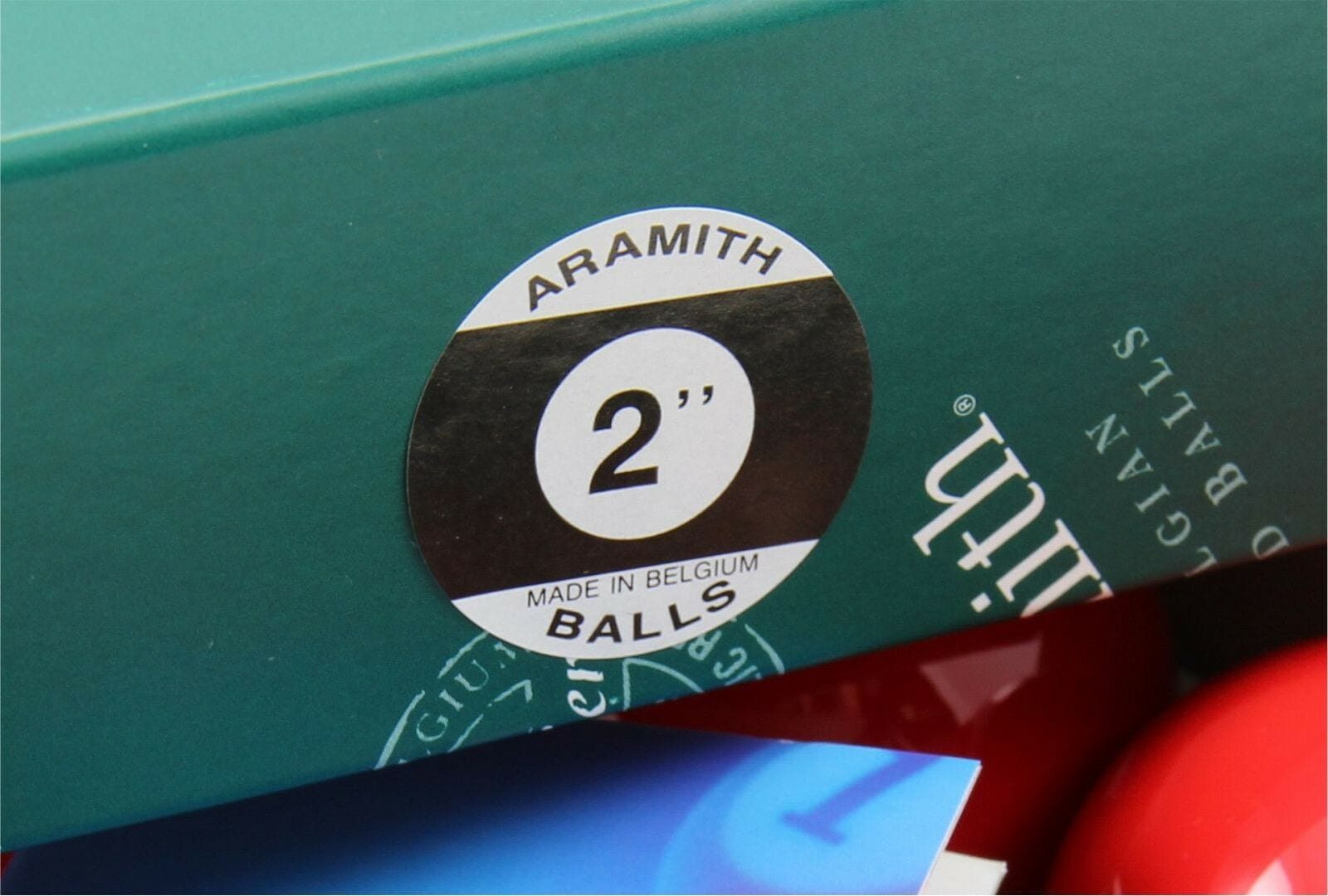 Aramith 2" (50.8mm) Premier Snooker Balls - 10 Red - 17 Balls