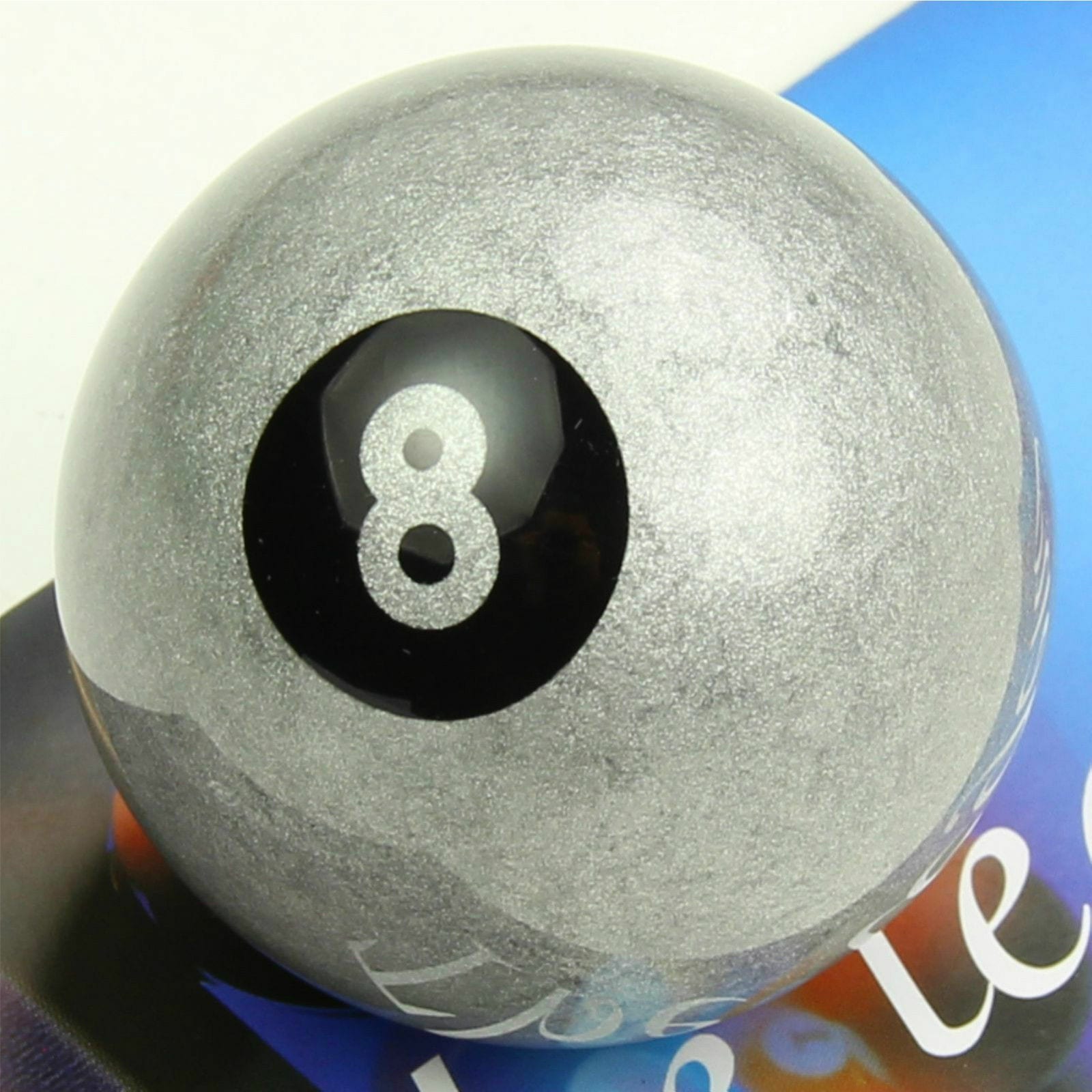 Silver Finish EightBall & 24 selling