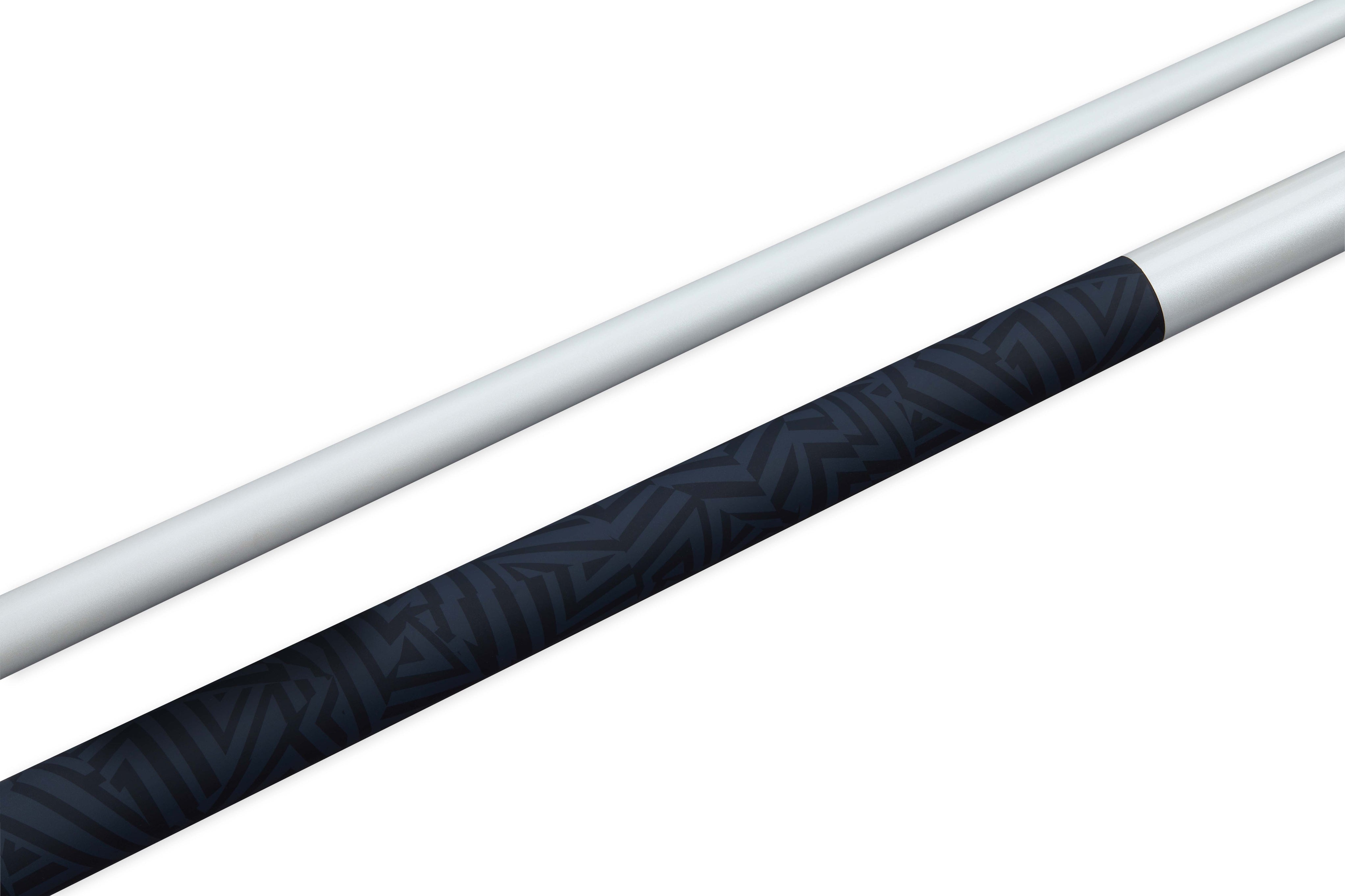 PowerGlide Quanta 57 Inch 2 Piece Carbon Fiber Low Deflection Pool Cue ...