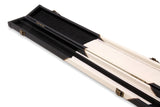 Baize Master 1 Piece ARROW Snooker Pool Cue Case with Plastic Ends - Holds 2 Cues
