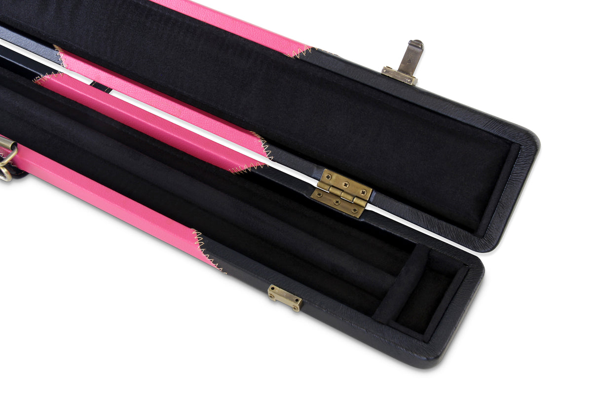 Professional High Quality PINK ARROW 3/4 Pool Snooker Cue Case - Round Corners