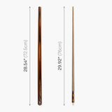 Jonny 8 Ball NOVA 57 Inch 2 Piece English Pool Cue 9mm tip with Slim Tapered Ash Shaft