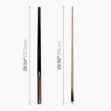 Jonny 8 Ball NEEDLE 57 Inch 2 Piece Centre Joint English Pool Cue 9mm tip with Slim Tapered Ash Shaft