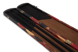 Baize Master 1 Piece DIAMONDS Luxury Round Ends Snooker Pool Cue Case with Studs - Holds 3 Cues