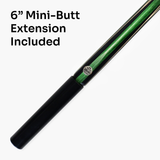 Baize Master 3/4 GREEN JESTER 57 Inch Ash Snooker Pool Cue with 9.5mm Tip