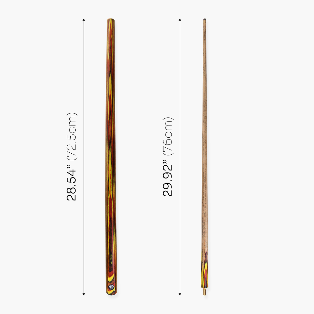 Jonny 8 Ball NOVA 57 Inch 2 Piece Centre Joint English Pool Cue and Case Set 9mm tip with Slim Tapered Ash Shaft