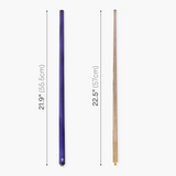 Jonny 8 Ball 42 Inch PURPLE JET JUNIOR 2pc ASH Snooker Pool Cue - 10mm Tip