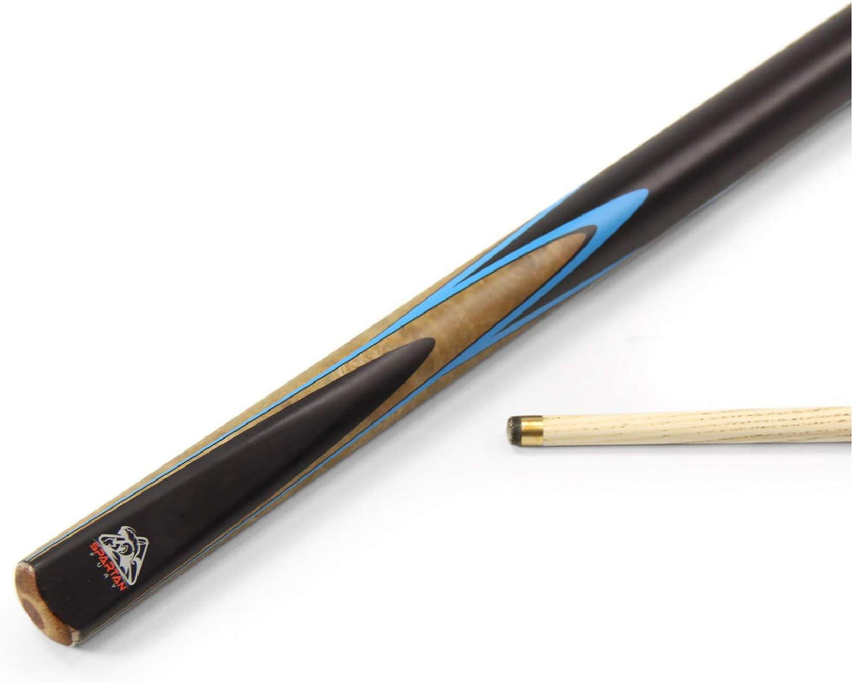 Spartan Fury CONQUEST 2 Piece Matching Ash Centre Joint Snooker Pool Cue 9mm Tip