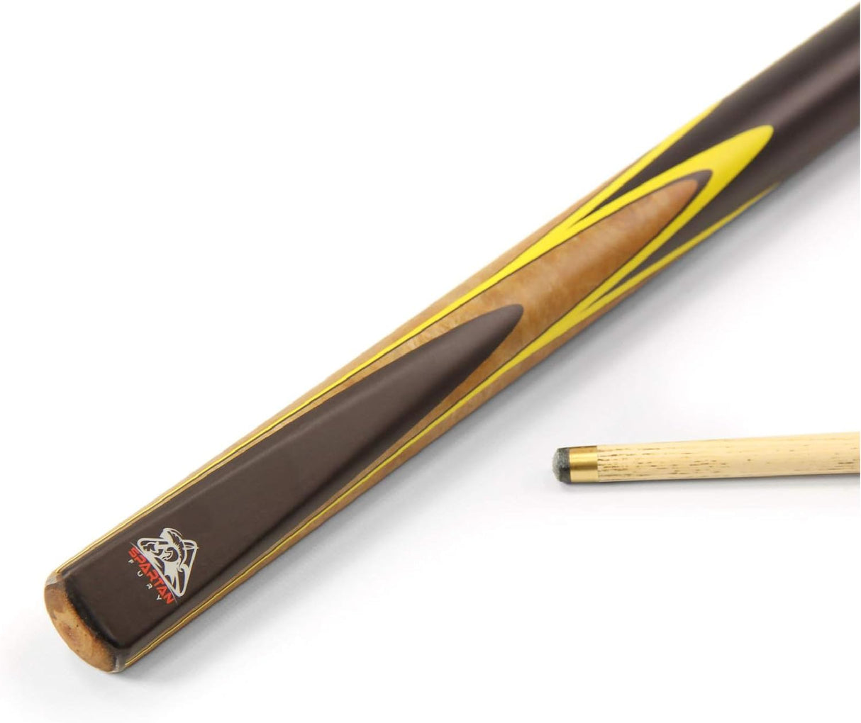 Spartan Fury CONQUEST 2 Piece Matching Ash Centre Joint Snooker Pool Cue 9mm Tip