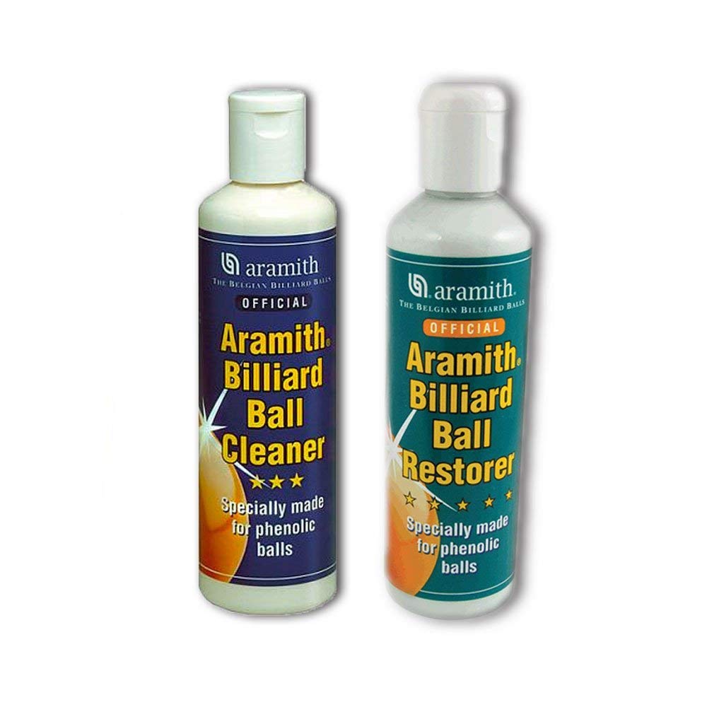 Aramith Pool Snooker Ball Cleaner & Restore 250ml Bottles