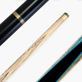 PRO147 Pearl Series Blue 57 Inch 3/4 Jointed Snooker Pool Cue and Case Set 9.5mm Tip